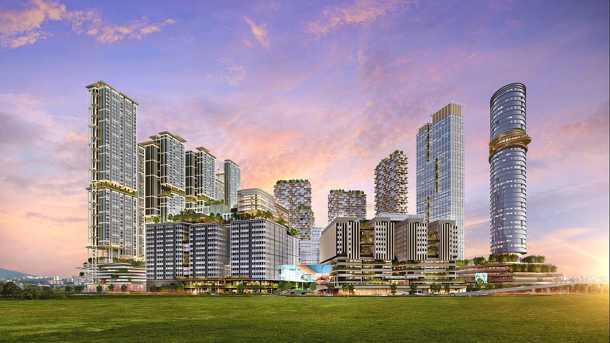 Front view of The Vividz at KL Wellness City